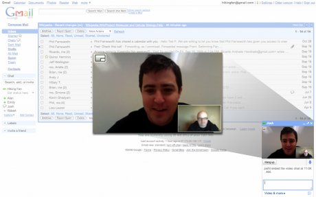 Gmail+videochat